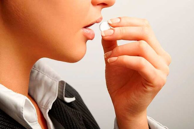 taking deworming tablets